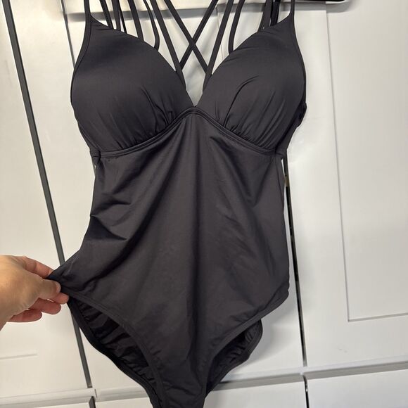 La‎ Blanca Womens 12 Island Goddess Multi Strap Cross Back & Front  Swimsuit - Picture 3 of 9